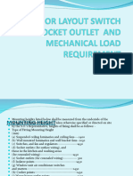 Design For Layout Switch Socket Outlet and Mechanical