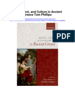 Music Text and Culture in Ancient Greece Tom Phillips Full Chapter