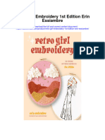Retro Girl Embroidery 1St Edition Erin Essiambre All Chapter