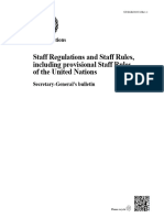 2023 Staff Regulations and Rules of The United Nations