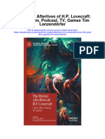 The Medial Afterlives of H P Lovecraft Comic Film Podcast TV Games Tim Lanzendorfer Full Chapter