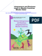Women Entrepreneurs and Business Empowerment in Muslim Countries Minako Sakai All Chapter