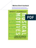 Musical Motives Brent Auerbach Full Chapter