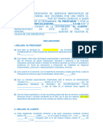 Contrato para Rif Actividad Empresarial 111 Lisr