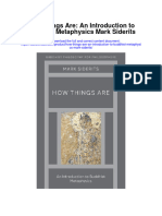 Download How Things Are An Introduction To Buddhist Metaphysics Mark Siderits full chapter