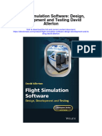 Flight Simulation Software Design Development and Testing David Allerton Full Chapter