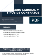 Derecho Laboral y Tipos de Contratos-Módulo I