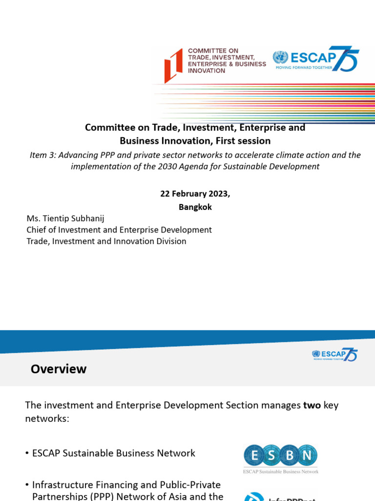 Escap Sustainable Business Network Download Free Pdf Infrastructure