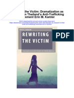 Download Rewriting The Victim Dramatization As Research In Thailands Anti Trafficking Movement Erin M Kamler all chapter