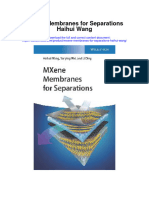 Mxene Membranes For Separations Haihui Wang Full Chapter