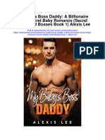 My Babys Boss Daddy A Billionaire Boss Secret Baby Romance Secret Babies and Bosses Book 1 Alexis Lee Full Chapter