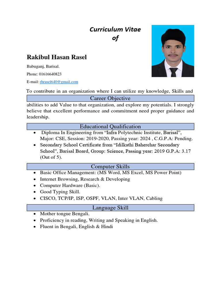 Rakibul Hasan Rasel | PDF | Computer Networking