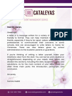 Purple & Pink Gradient Company Letterhead