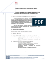 Memoria Justificativa de Contrato Menor Stand Intur 2023 Sefycu 4578348