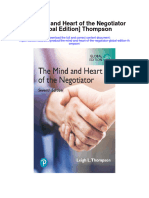 The Mind and Heart of The Negotiator Global Edition Thompson Full Chapter