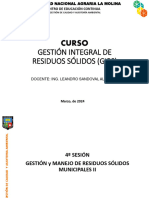 4ta. SESION - Gestión y Manejo de RSM II