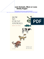 How To Count Animals More or Less Shelly Kagan Full Chapter