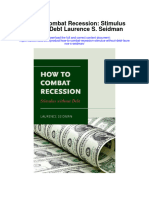 Download How To Combat Recession Stimulus Without Debt Laurence S Seidman full chapter