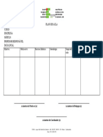 Modelo de Plano de Aula