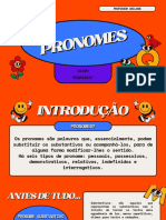 Pronomes da língua portuguesa 