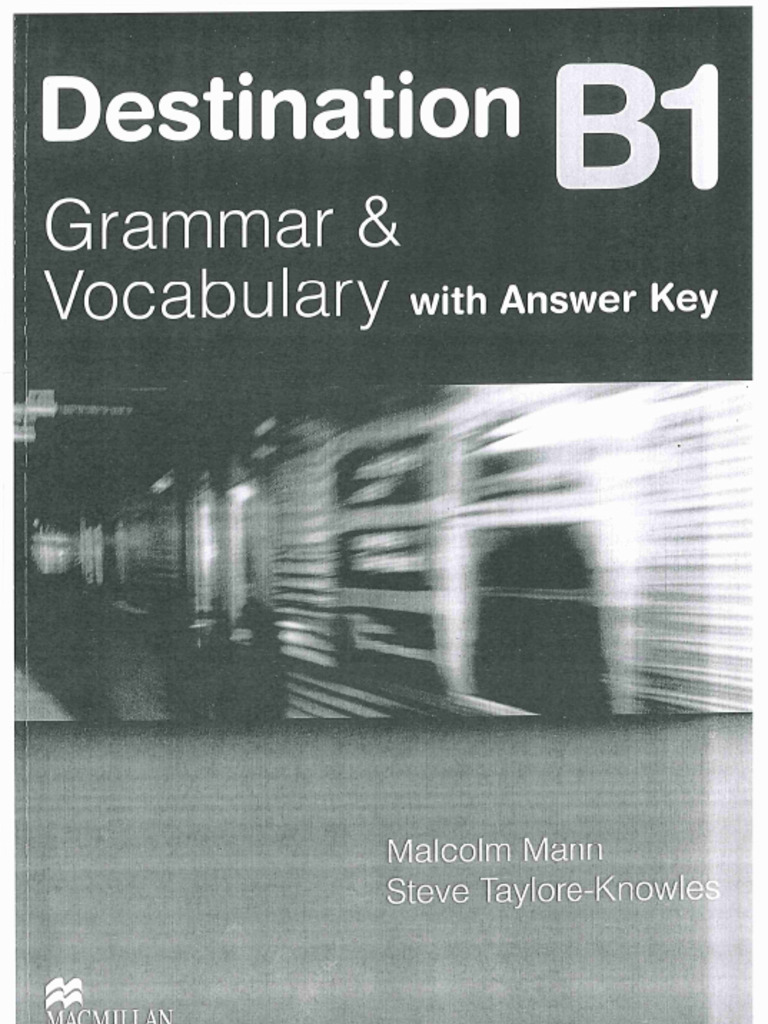 Carte Engleza Destination B1 - Grammar&Vocabulary | PDF