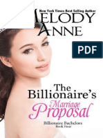 Série Billionaire Bachelors #4 - A Proposta de Casamento do Bilionário - Melody Anne