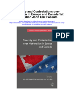 Download Diversity And Contestations Over Nationalism In Europe And Canada 1St Ed Edition John Erik Fossum full chapter