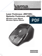 Hama M3120 Wireless Laser Mouse Owner Manual