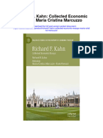 Richard F Kahn Collected Economic Essays Maria Cristina Marcuzzo All Chapter
