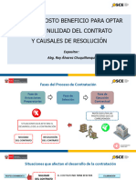 Análisis Del Costo-Beneficio de La Nulidad o Resolución Del Contrato-Comprimido