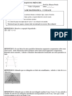 1° Uni - Prova - 9° Ano