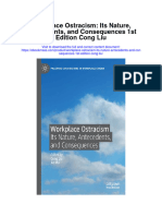 Workplace Ostracism Its Nature Antecedents and Consequences 1St Edition Cong Liu All Chapter