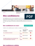 Candidature S