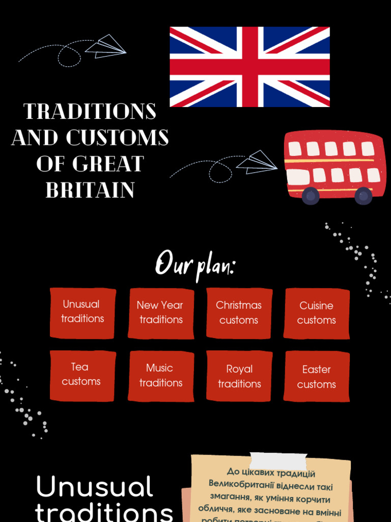 Traditions and Customs of Great Britain | PDF
