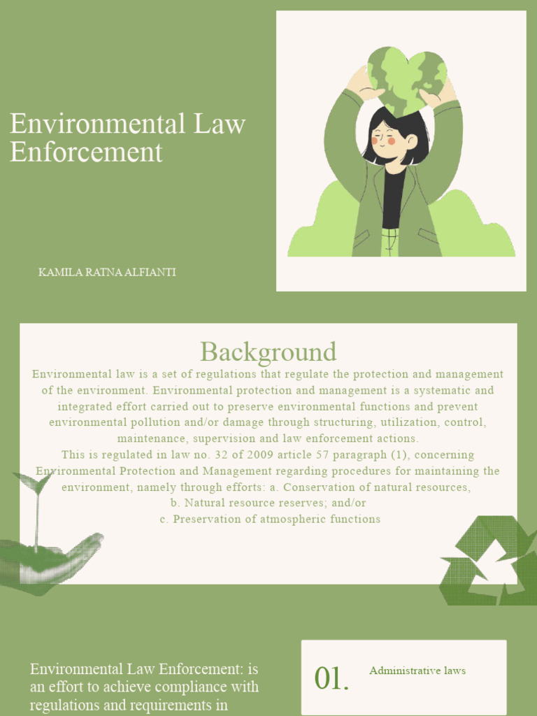 Environmental Law Enforcement in Indonesia | PDF | Environmental Law ...