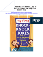 My First Knock Knock Jokes Lots of Laugh Out Loud Jokes For Silly Kids Jimmy Niro 2 Full Chapter