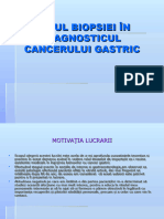 Rolul Biopsiei in Cancerul Gastric