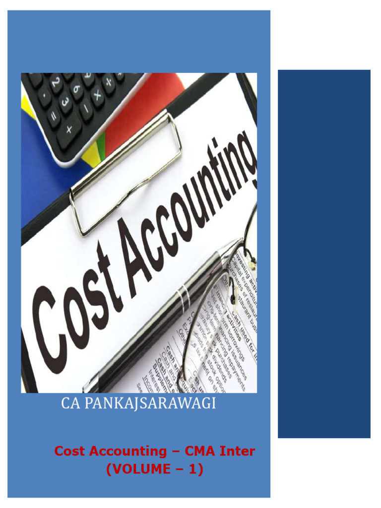 Cma Inter Cost Accounting Volume 1 Download Free Pdf Procurement