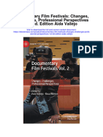 Download Documentary Film Festivals Changes Challenges Professional Perspectives 1St Ed Edition Aida Vallejo full chapter