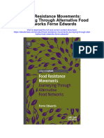 Download Food Resistance Movements Journeying Through Alternative Food Networks Ferne Edwards full chapter