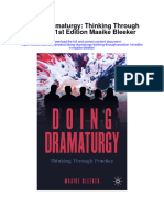 Download Doing Dramaturgy Thinking Through Practice 1St Edition Maaike Bleeker full chapter