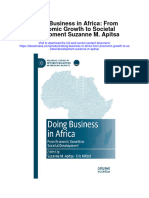 Doing Business in Africa From Economic Growth To Societal Development Suzanne M Apitsa Full Chapter