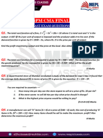 SPM PAST EXAM QUESTIONS cma finalll