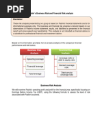 Padini Business Risk and Financial Risk Analysis