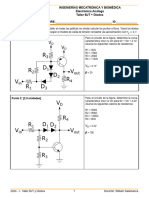 Electrónica Análoga - 2024 - I - Taller BJT y Diodos