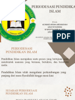 Periodesasi Pendidikan Agama Islam