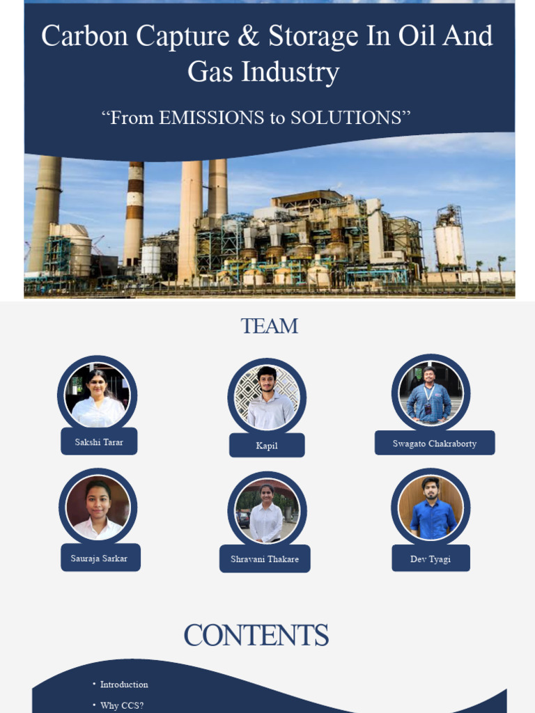 CCS in Oil and Gas Industry Insights | PDF | Carbon Capture And Storage ...