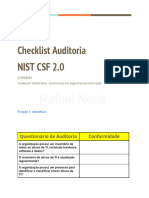 Auditoria NIST CSF 2.0