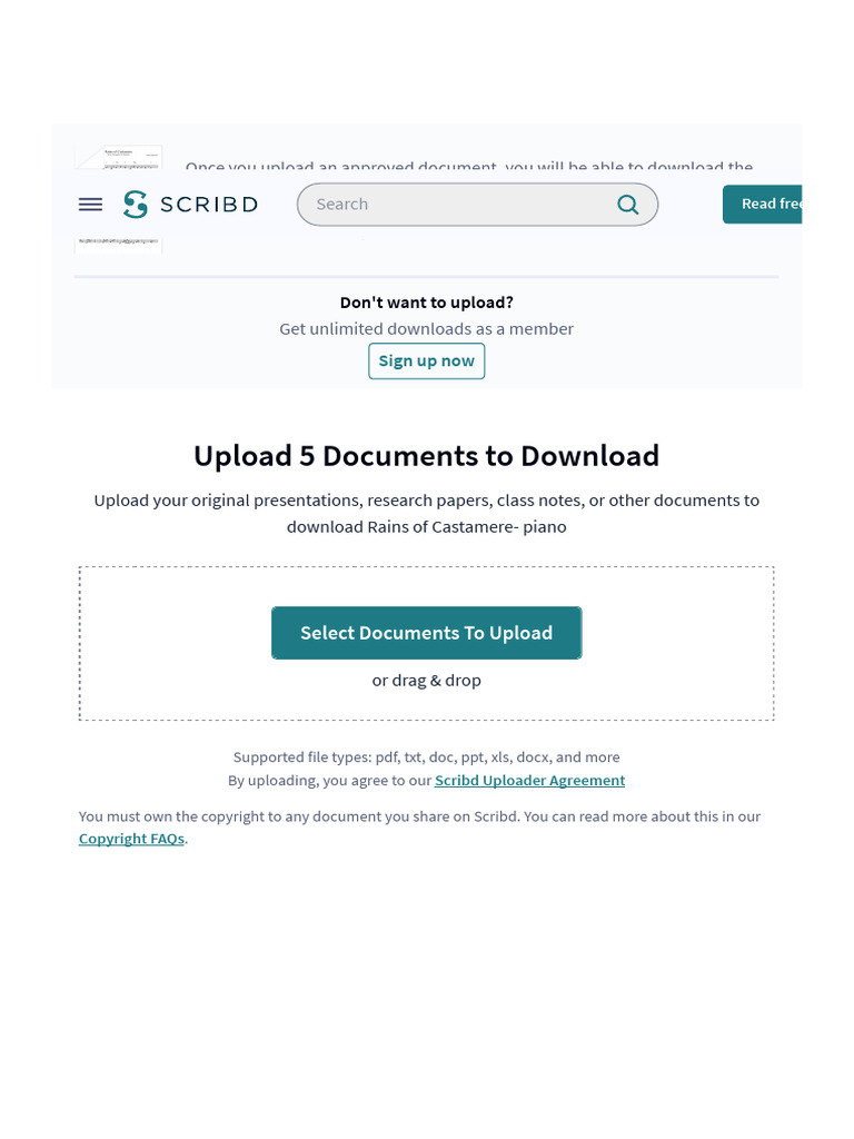 Upload A Document - Scribd | PDF | Scribd | Software
