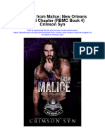 Wrecked From Malice New Orleans National Chapter RBMC Book 4 Crimson Syn All Chapter
